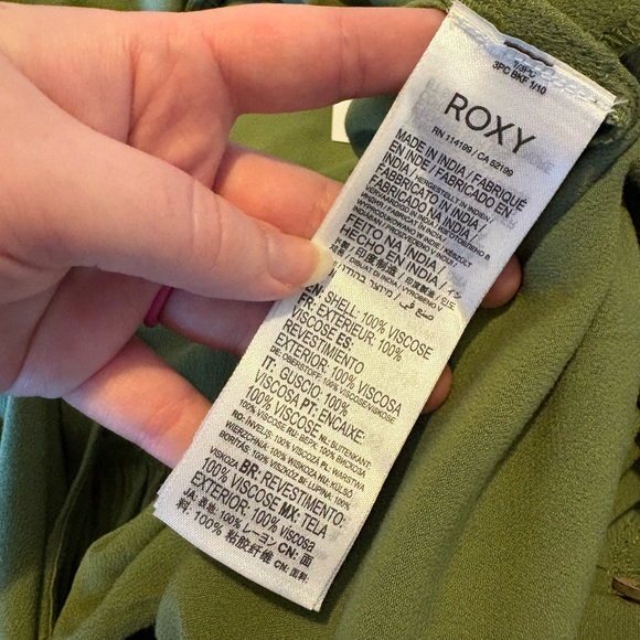 NWT Roxy Green Romper - Picture 10 of 11